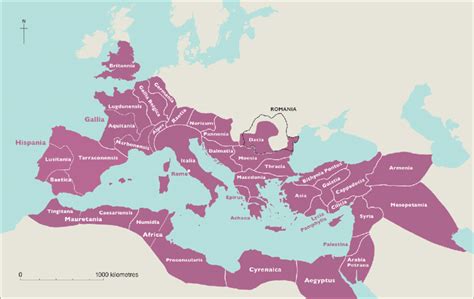 Roman provinces and modern Romania. (Map: Christina Unwin. Reproduced ...