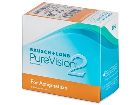 PureVision 2 for Astigmatism | monthly toric contact lenses | Free Shipping