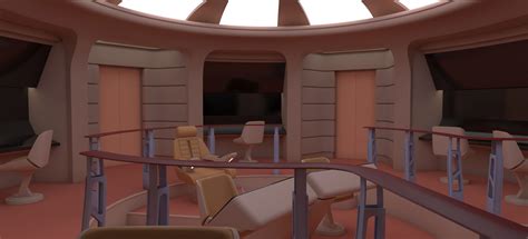 Michael Zock - WIP - Star Trek TNG Constitution Class Bridge