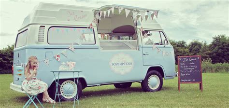 Truly Scrumptious Catering Van :: Hire our lovingly restored vintage, VW ice cream and catering van