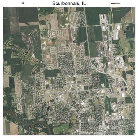 Aerial Photography Map of Bourbonnais, IL Illinois