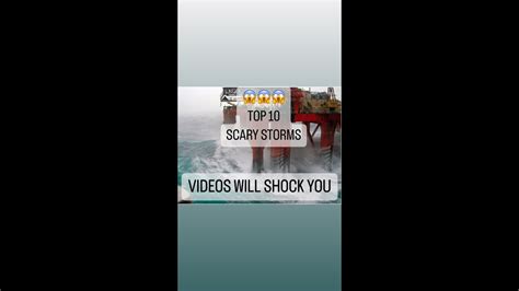 TOP 10The Terrifying North Sea Storms #northsea #scary #storm #waves # ...