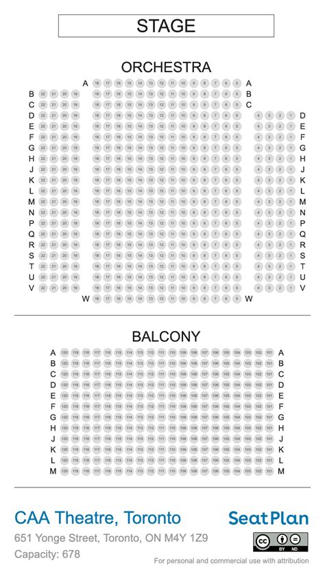 CAA Theatre Toronto Seating Chart & Seat View Photos | SeatPlan