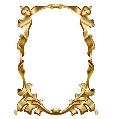 Vintage gold frame vector | Clipart Panda - Free Clipart Images
