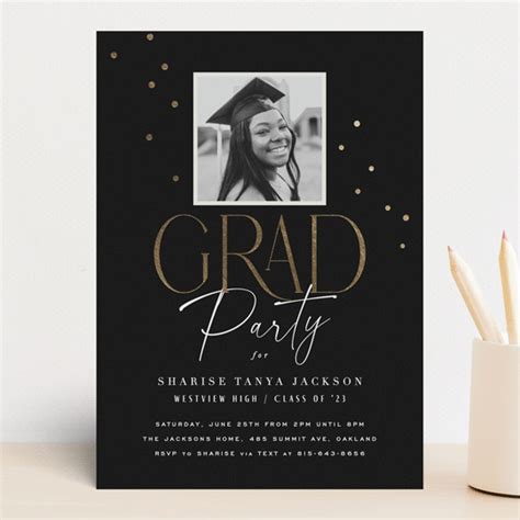 Free Custom Printable Graduation Invitation Templates Canva, 59% OFF