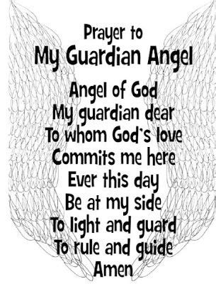 Guardian Angel Prayer Printable - terrebook