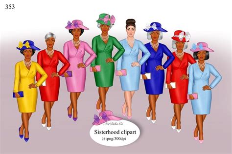 Sorority clipart, Sisterhood clipart