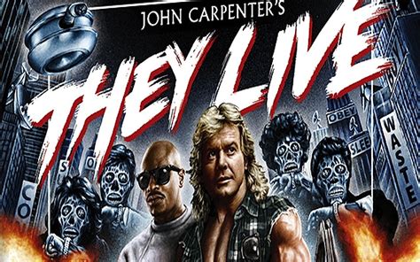 R.I.P. "Rowdy" Roddy Piper. They Live (1988) | Horror movie posters, John carpenter, Sci fi