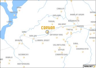 Cordon (Philippines) map - nona.net