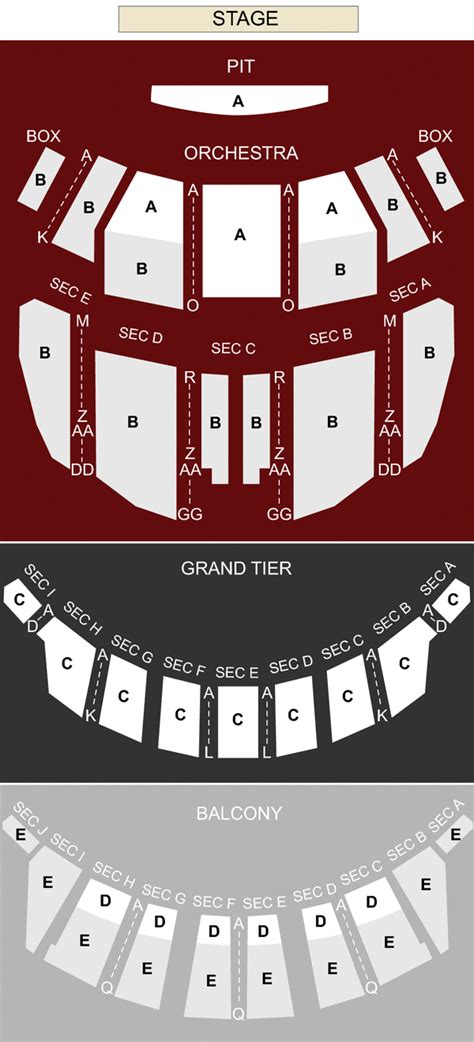 Richmond Carpenter Theater Seating Chart - Picture Of Carpenter