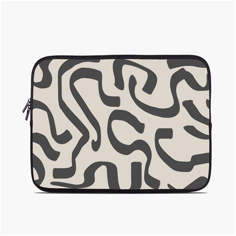 Abstract greige neoprene laptop case 13 inch laptop case – Artofit