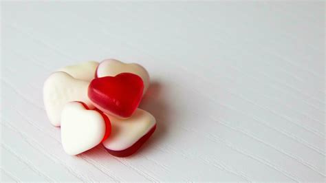 Heart shaped gummies on white background 24497701 Stock Photo at Vecteezy