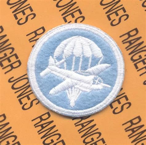US ARMY AIRBORNE Infantry Regt Parachute Glider Jet Officer Hat patch #68 $4.00 - PicClick