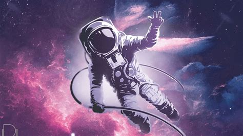 Wallpaper astronaut, spacesuit, space, art hd, picture, image | Wallpaper space, Desktop ...