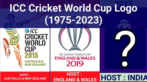 ICC Cricket World Cup Logo (1975-2023) | ICC Cricket World Cup Logo ...