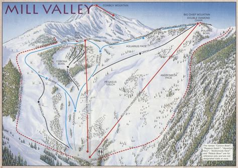 Stevens Pass Ski Resort Trail Map