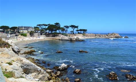 Lovers Point Park Beach in Pacific Grove, CA - California Beaches