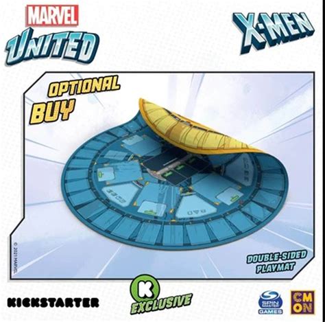 Marvel United: X-Men Playmat - Giga-Bites Tabletop Cafe