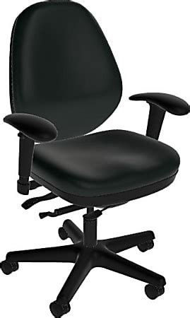 Sitmatic GoodFit Enhanced Synchron Mid Back Chair With Adjustable Arms ...