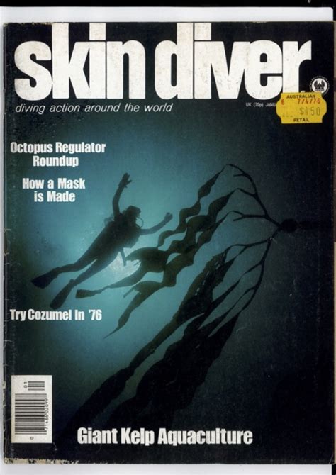 Skin Diver magazine January 1976 - Vintage Scuba Gear Australia Vintage Scuba Gear Australia