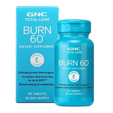 GNC Total Lean Burn 60 (Best By: May, 2022) | Shopee Philippines