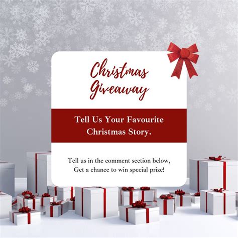 Christmas Giveaway Instagram Post Canva Template | Christmas giveaways, Minimalist christmas ...