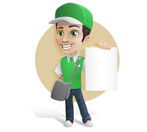 Delivery Boy Vector Character Free Vector Download | FreeImages