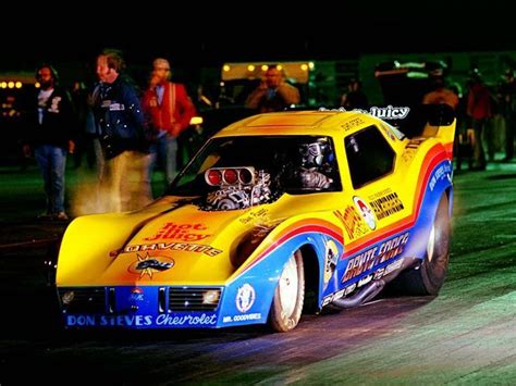 Hot n Juicy . . John Force 1980 Wendy's Corvette | Funny car drag ...