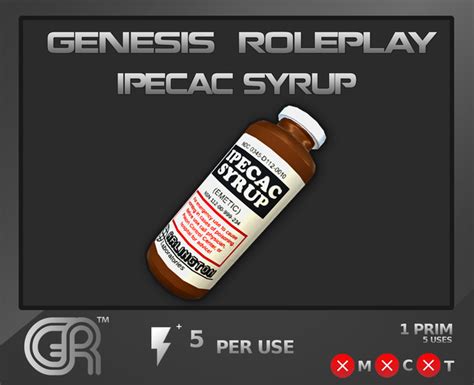 Second Life Marketplace - Genesis - Ipecac Syrup