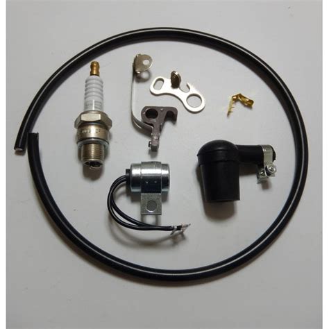 BSA Bantam D1,D3,D5,D7 Ignition Set Contact Wipac No S123, Plug, Cap HT ...