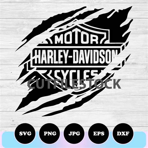 Harley Davidson SVG Cricut, Logo Silhouette Harley Davidson Png