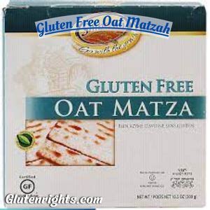 Gluten Free Oat Matzah - Gluten