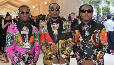 Migos Match in Colorful Versace Suits & Major Bling at Met Gala 2018 ...