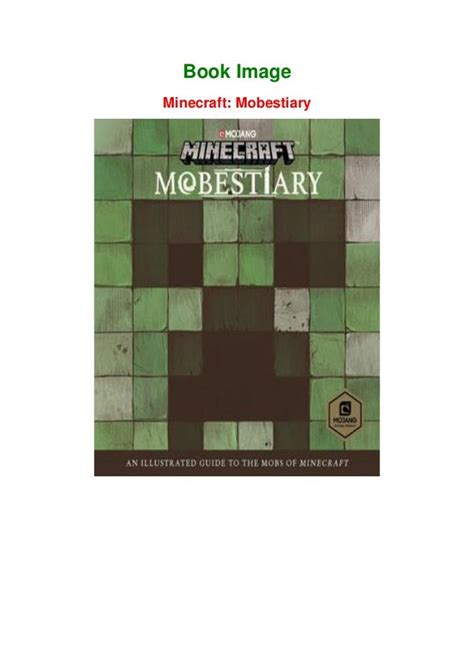 [DOWNLOAD IN ~>PDF (Minecraft: Mobestiary) @*BOOK]