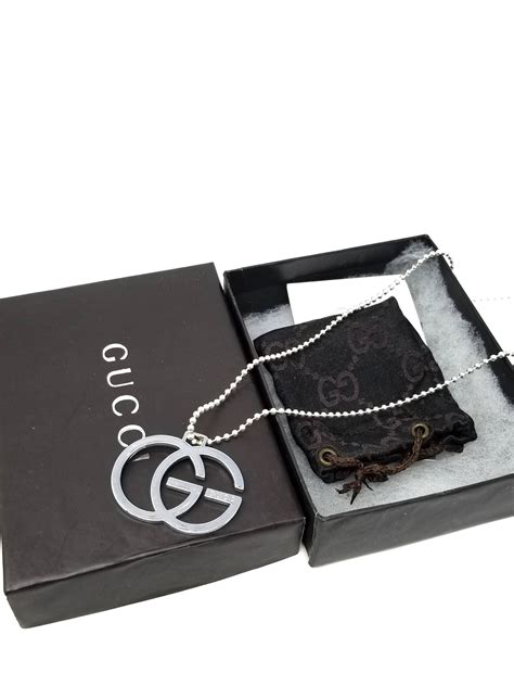 Gucci Gucci logo necklace | Grailed