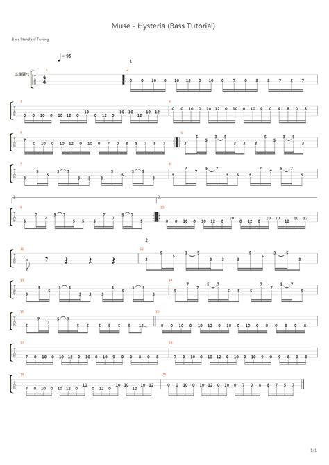 Hysteria (Bass Tutorial)吉他谱(gtp谱)_Muse(缪斯乐队)