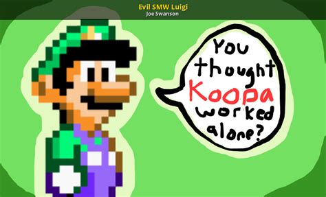 Evil SMW Luigi [Super Mario Bros. X] [Mods]