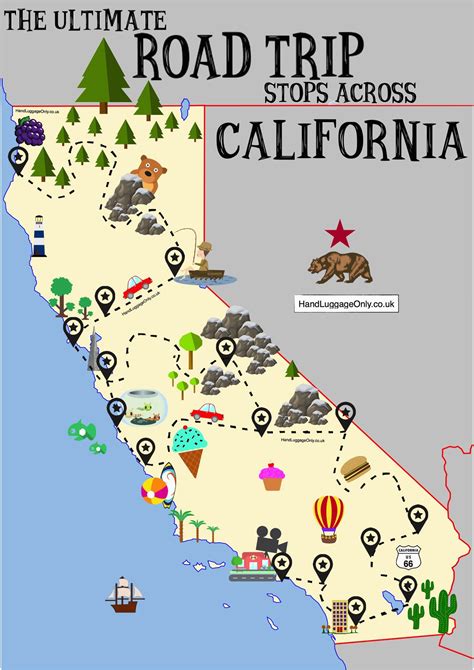 Camino California Map | secretmuseum