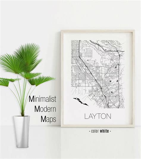 Layton Utah Layton UT Map Layton Map Layton Print Layton - Etsy