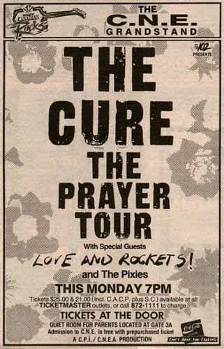 Pin by Juliana Peloso on Why Can't I Be You | The cure, Concert posters ...