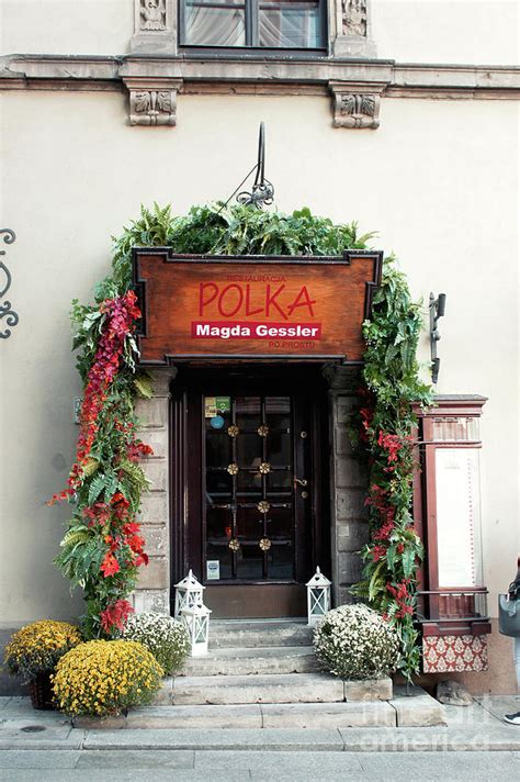 Old town Warsaw restaurant Photograph by Tom Gowanlock