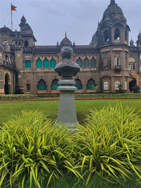 New Palace or Shahu Palace, Kolhapur City. Heritage Structure Built in Black Polished Stone ...