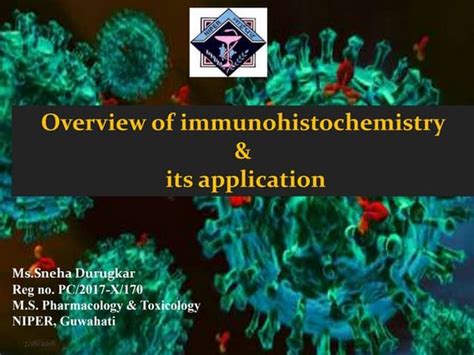 priciples and applications Immunohistochemistry