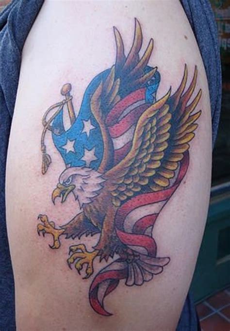 55 Heroic American Flag Tattoos