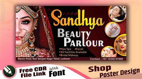 Beauty Salon Banner Design | Beauty Parlour Banner Design | Parlour Poster design | Free CDR ...