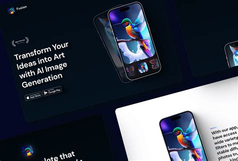 Fusion — SaaS AI Mobile App Website | Framer Template