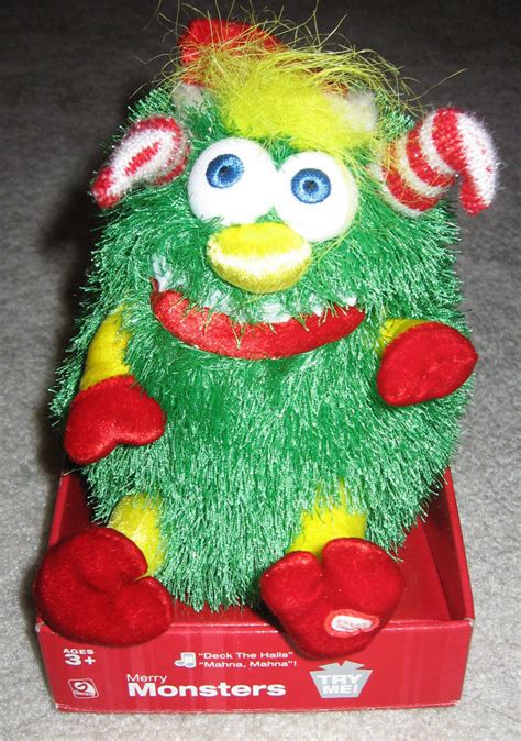 Image - '06 Gemmy Merry Monsters Animated Plush sings Deck The Halls & Mahna Mahna! NIB.jpg ...