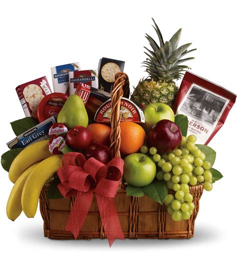 Fruit & Gourmet Basket M-3 - Main Florist