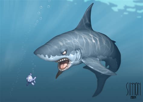 Funny Great White Shark Wallpaper - WallpaperSafari