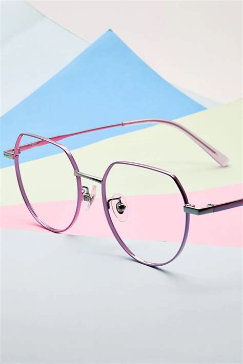 9139 Round Purple Eyeglasses Frames | Leoptique